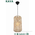 Birdcage shape Bamboo pendant lamp for home and garden